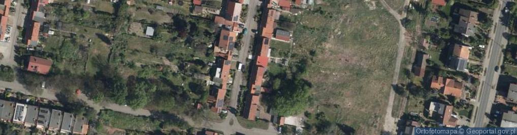 Zdjęcie satelitarne Zielona ul.