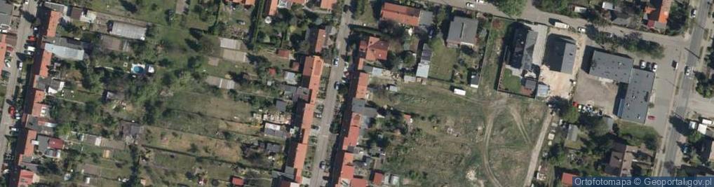 Zdjęcie satelitarne Zielona ul.