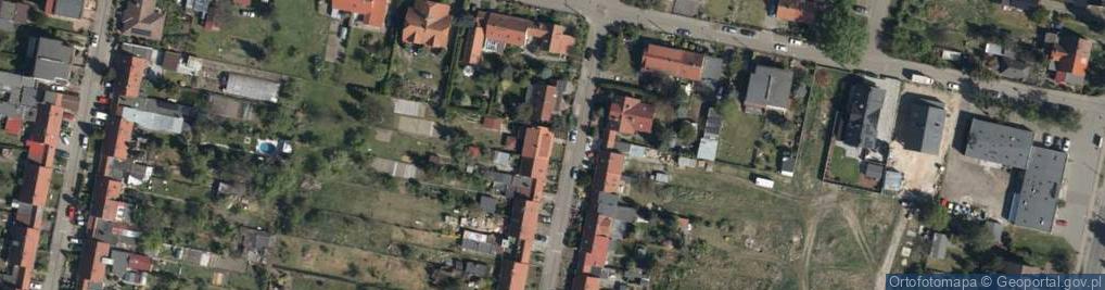 Zdjęcie satelitarne Zielona ul.