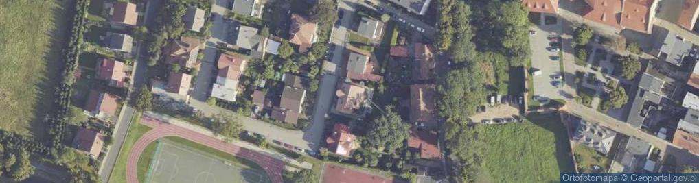 Zdjęcie satelitarne Zielona ul.