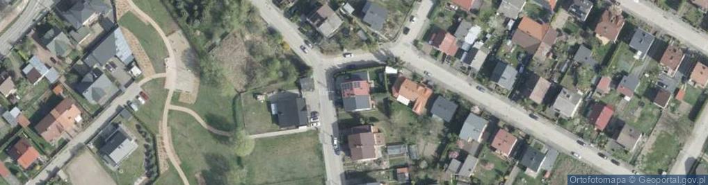 Zdjęcie satelitarne Zielona ul.