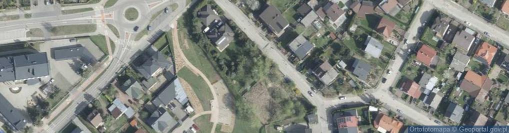 Zdjęcie satelitarne Zielona ul.