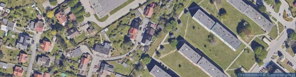 Zdjęcie satelitarne Zielona ul.