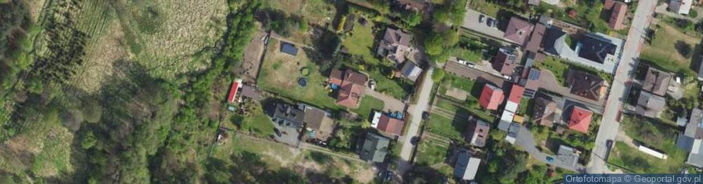 Zdjęcie satelitarne Zielona ul.