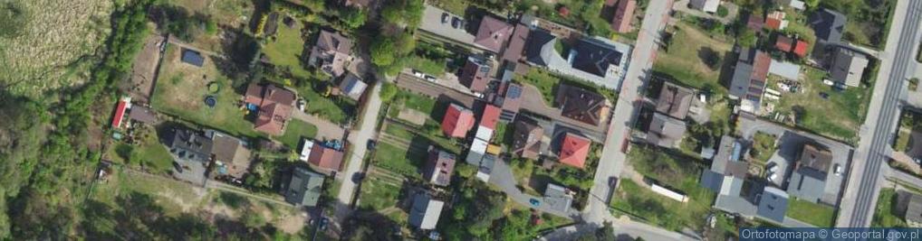 Zdjęcie satelitarne Zielona ul.