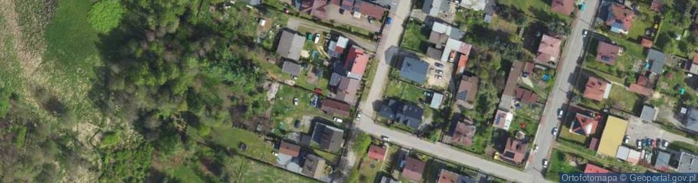 Zdjęcie satelitarne Zielona ul.