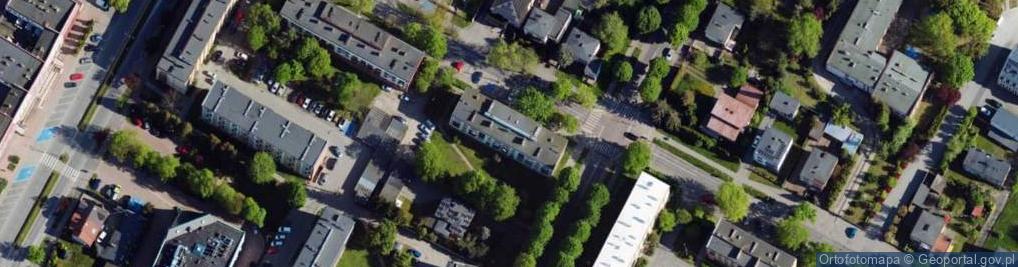 Zdjęcie satelitarne Zielona ul.