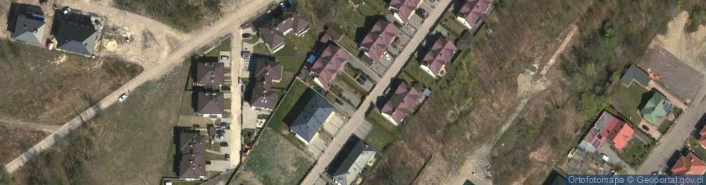 Zdjęcie satelitarne Zielone Łąki ul.