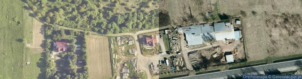Zdjęcie satelitarne Zimna Woda ul.