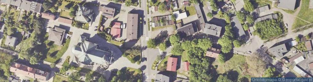 Zdjęcie satelitarne Zjednoczenia ul.