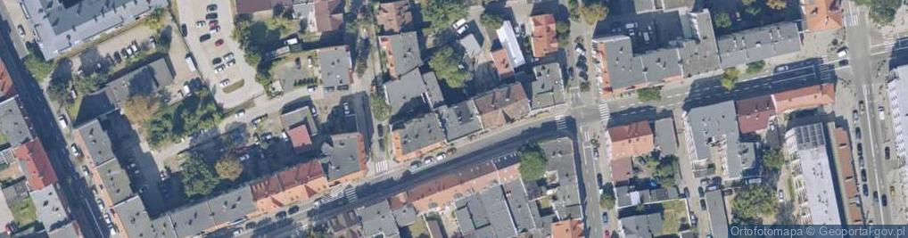 Zdjęcie satelitarne Zjednoczenia ul.
