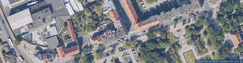 Zdjęcie satelitarne Zjednoczenia ul.