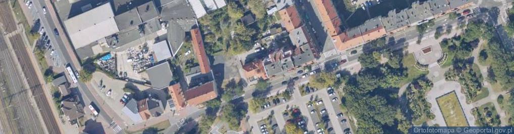 Zdjęcie satelitarne Zjednoczenia ul.