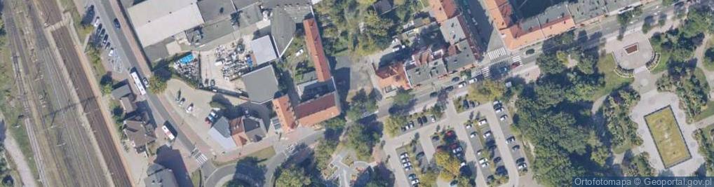 Zdjęcie satelitarne Zjednoczenia ul.