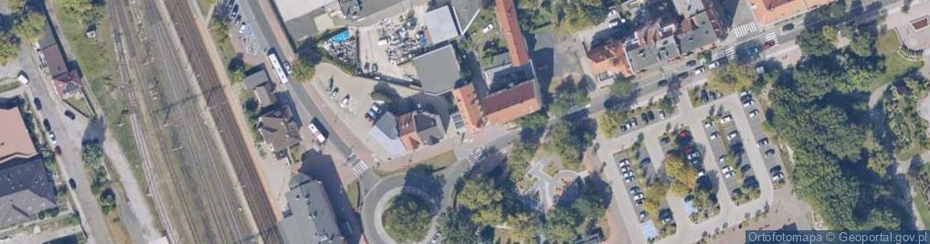 Zdjęcie satelitarne Zjednoczenia ul.