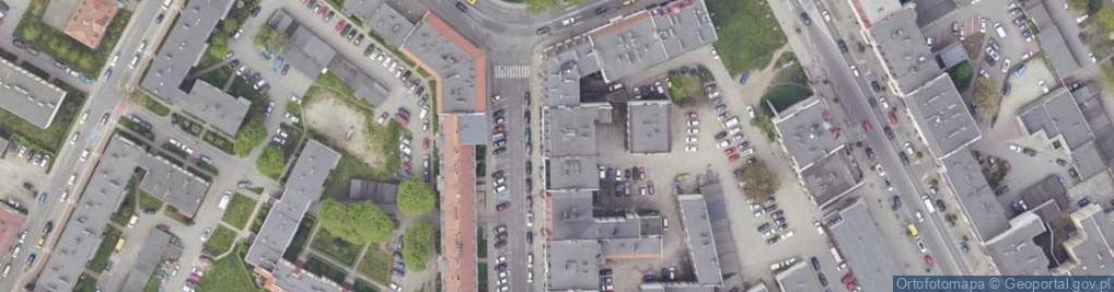 Zdjęcie satelitarne Zjednoczenia ul.