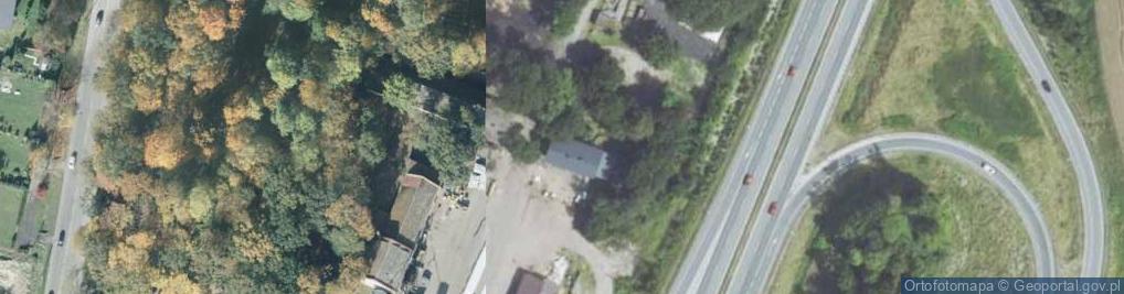 Zdjęcie satelitarne Zjednoczenia ul.