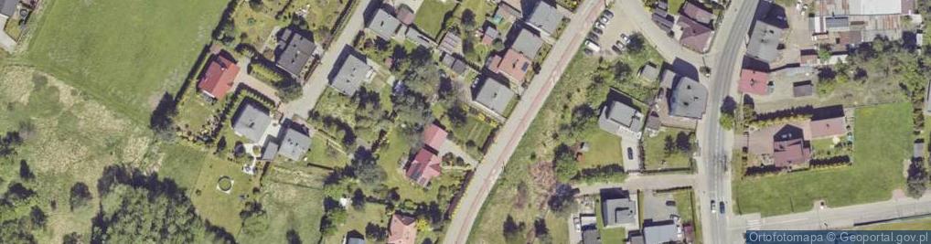 Zdjęcie satelitarne Zjednoczenia ul.
