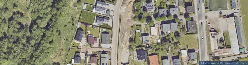 Zdjęcie satelitarne Zjednoczenia ul.