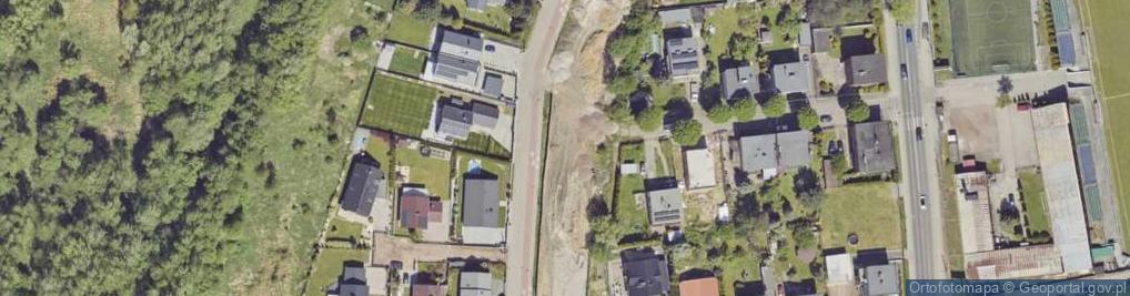 Zdjęcie satelitarne Zjednoczenia ul.