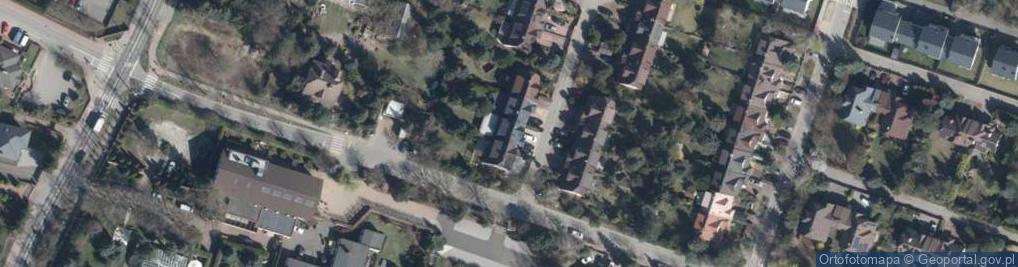 Zdjęcie satelitarne Złotej Jabłoni ul.