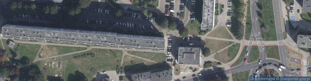 Zdjęcie satelitarne Złota ul.