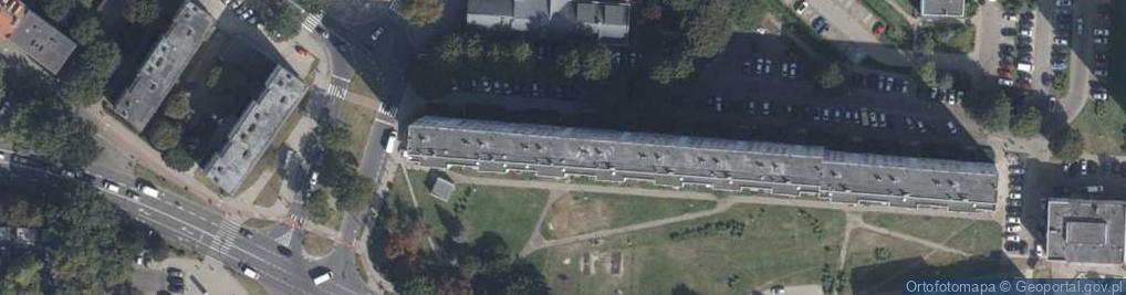 Zdjęcie satelitarne Złota ul.
