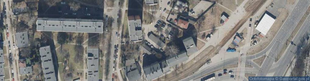 Zdjęcie satelitarne Zmienna ul.