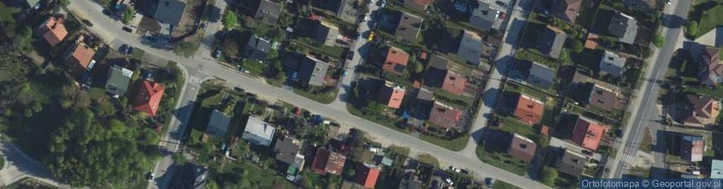 Zdjęcie satelitarne Żmichowskiej ul.