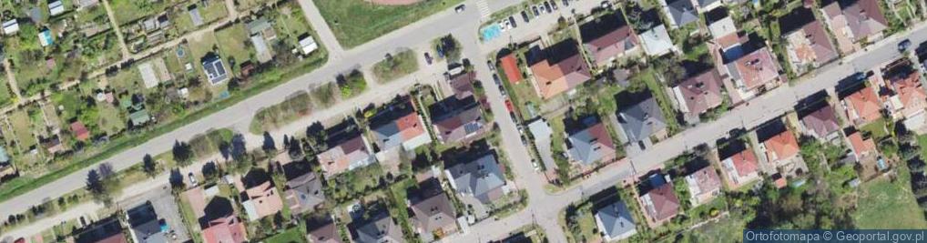 Zdjęcie satelitarne Żołnierzy II Armii Wojska Polskiego ul.