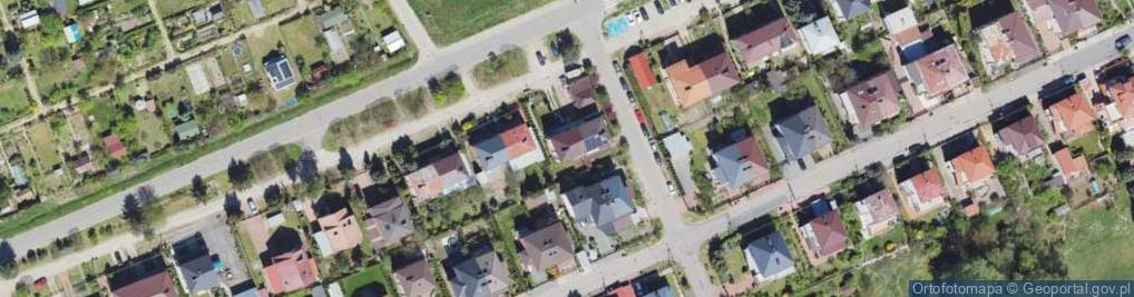 Zdjęcie satelitarne Żołnierzy II Armii Wojska Polskiego ul.