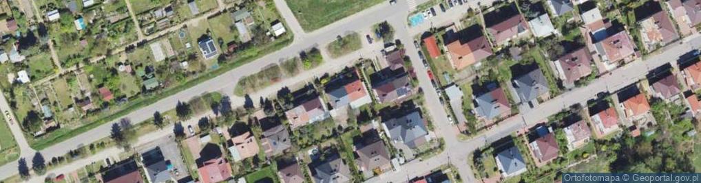 Zdjęcie satelitarne Żołnierzy II Armii Wojska Polskiego ul.