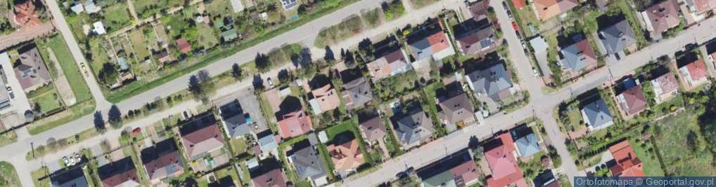 Zdjęcie satelitarne Żołnierzy II Armii Wojska Polskiego ul.