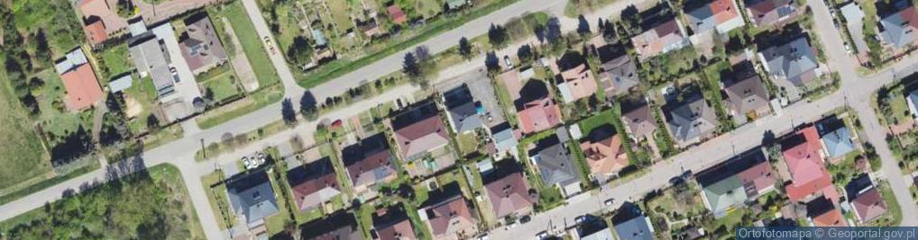 Zdjęcie satelitarne Żołnierzy II Armii Wojska Polskiego ul.