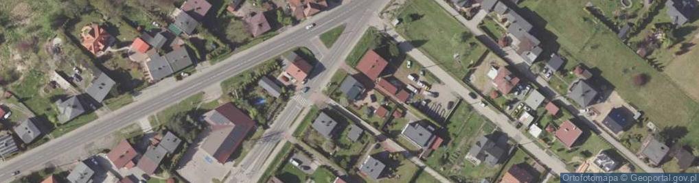 Zdjęcie satelitarne Żorska ul.