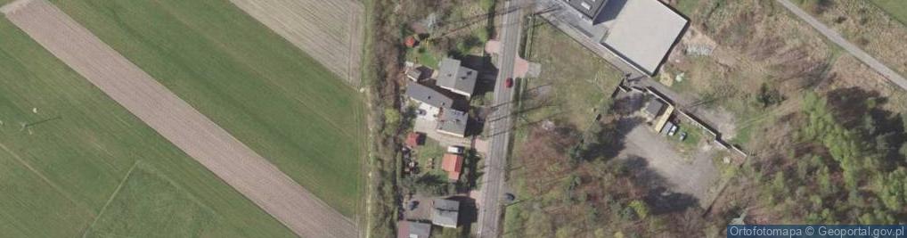 Zdjęcie satelitarne Żorska ul.