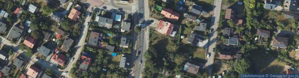 Zdjęcie satelitarne Żołnierzy I Dywizji Wojska Polskiego ul.