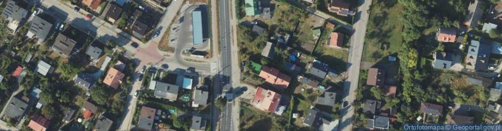 Zdjęcie satelitarne Żołnierzy I Dywizji Wojska Polskiego ul.