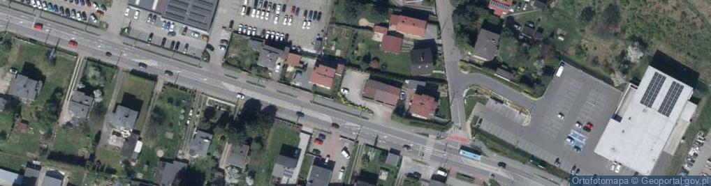 Zdjęcie satelitarne Żorska ul.