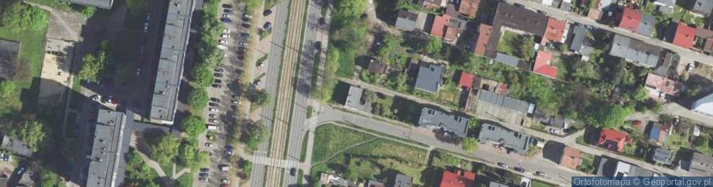 Zdjęcie satelitarne Żółta ul.
