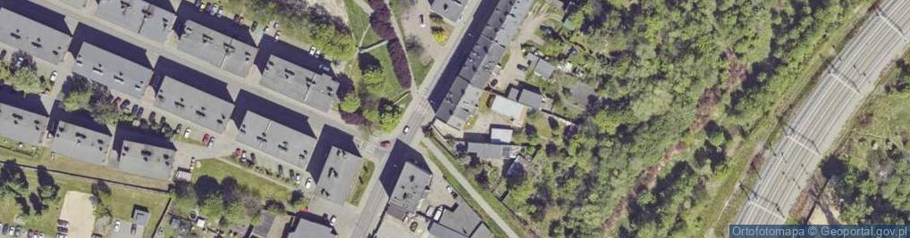 Zdjęcie satelitarne Żołnierska ul.