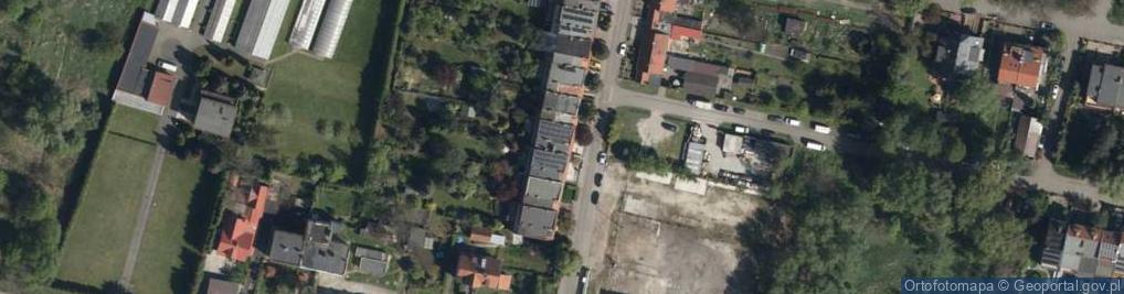 Zdjęcie satelitarne Żółta ul.