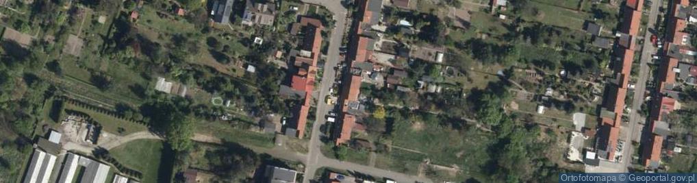 Zdjęcie satelitarne Żółta ul.