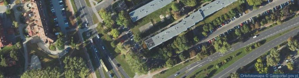 Zdjęcie satelitarne Żołnierzy 2 Armii ul.