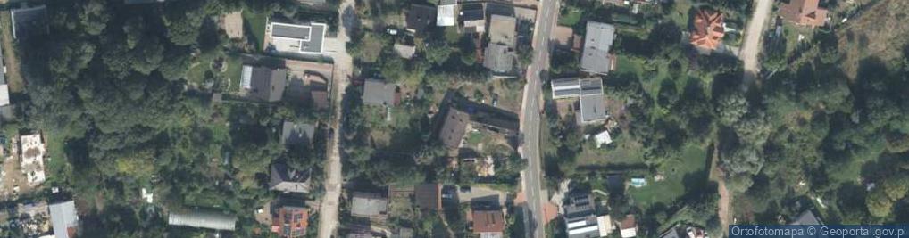 Zdjęcie satelitarne Źródlana ul.