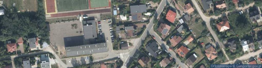 Zdjęcie satelitarne Źródlana ul.