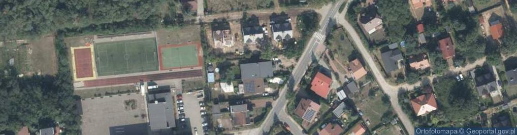 Zdjęcie satelitarne Źródlana ul.