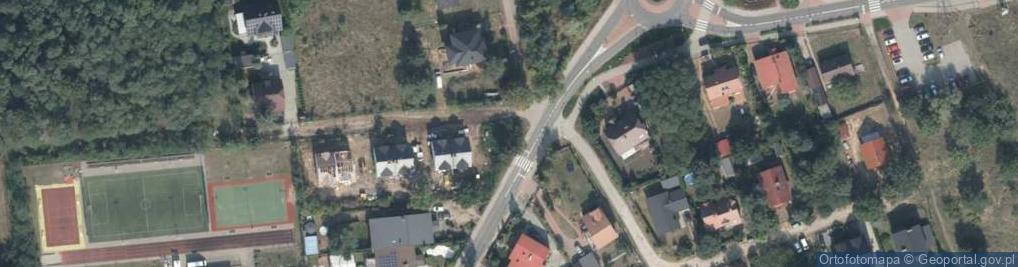 Zdjęcie satelitarne Źródlana ul.