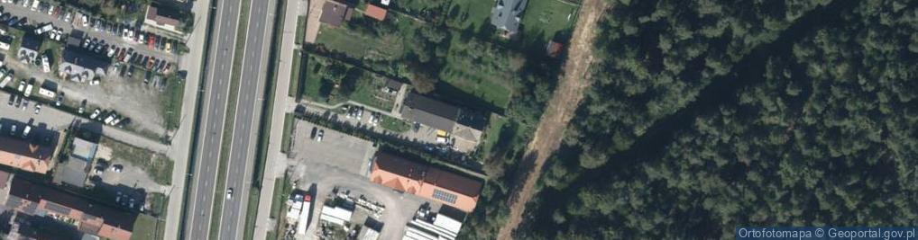 Zdjęcie satelitarne Źródlana ul.
