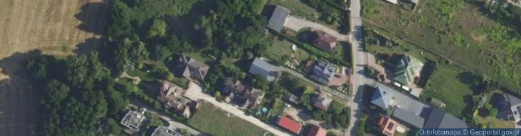Zdjęcie satelitarne Źródlana ul.